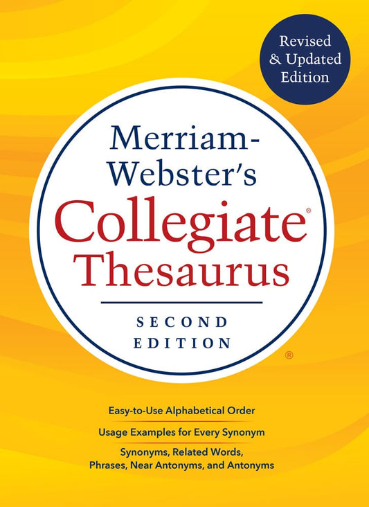 Merriam-Webster's Collegiate Thesaurus, Second Edition cover