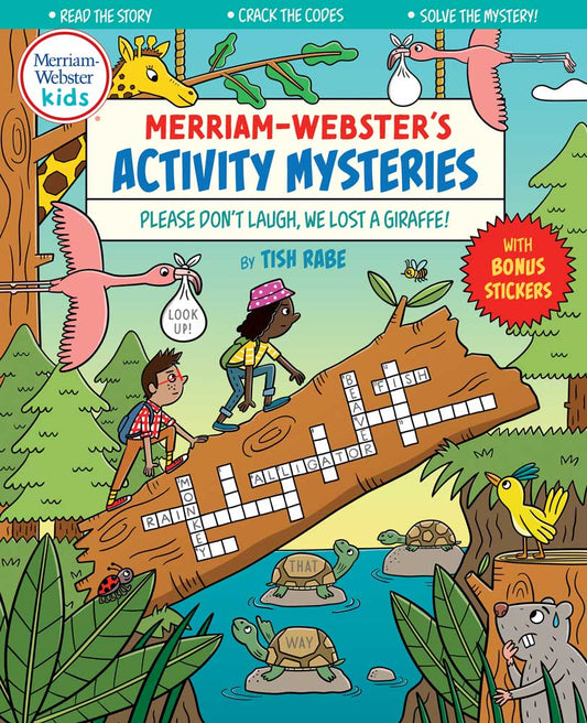 Merriam-Webster's Activity Mysteries: Please Don't Laugh, We Lost a Giraffe! cover