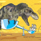A sample spread from Return to FACTopia! with a fact about T. rex, Chilhuahuas, and rhinos.